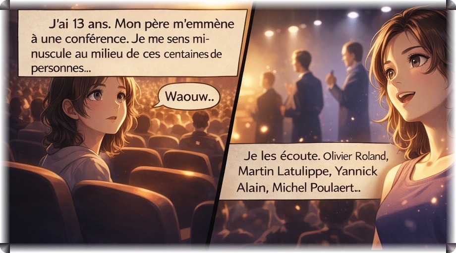 BD : À 13 ans, mon père m'emmène à une conférence