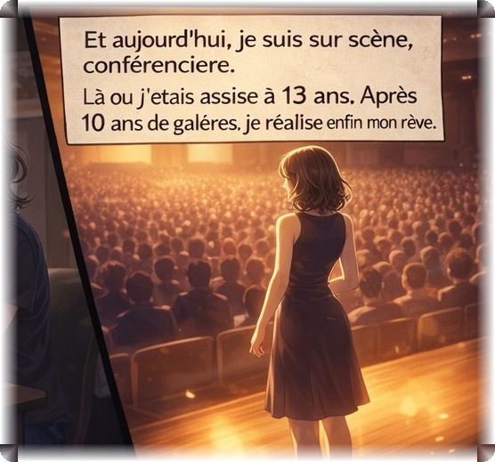 BD : Aujourd'hui je suis sur scène, conférencière